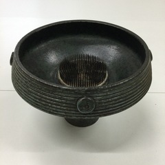 花器　剣山付き　径25cm 高さ17cm