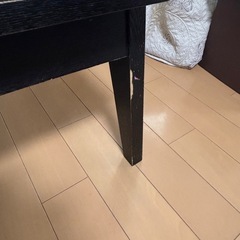 伸長式ローテーブル　傷ありの画像