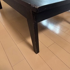 伸長式ローテーブル　傷ありの画像