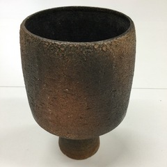 花器　剣山付き　径14cm 高さ20cm