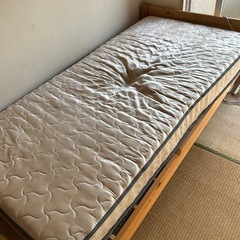 【ジャンク】シングルベッドマット ※フレームは付きません！