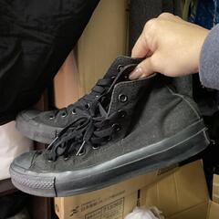 Converse All Star ブラック ハイカットスニーカー　25.5の画像