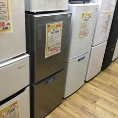 AQUA アクア 冷蔵庫 AQR-13K(S) 126L 2021年製 AQUA アクア 冷蔵庫/126L ブラッシュシルバー 2ドア 右開き