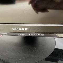 SHARP19V型テレビの画像