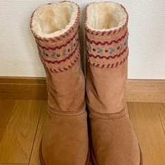 【値下げしました】 Cocue スエード ムートンブーツ
