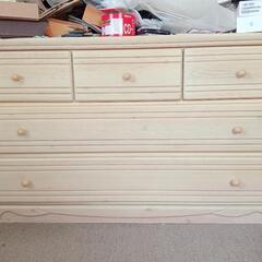 三段　引き出し5個　大容量収納タンスの画像