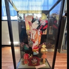 【取り引き中】　正月飾り ルガラスケース付 