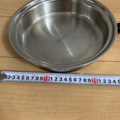 【高級】厚手ステンレス　ビタクラフト７層　
フライパン　　鍋の画像