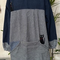 取り引き終了しましたm(_ _)m  　デニム風冬用割烹着