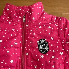 美品　kappa カッパ  ゴルフ　星柄　ダウン　2way ベスト  サイズMの画像