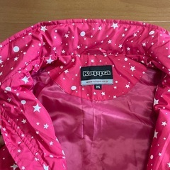 美品　kappa カッパ  ゴルフ　星柄　ダウン　2way ベスト  サイズMの画像