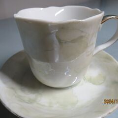 【一関市民限定】ティーカップ＆ソーサ―セット（グリーン）