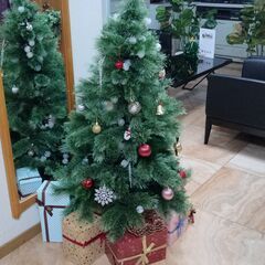 ➁お買い得セット　クリスマスツリー＋イルミネーションタンポポ【シャンパンゴールド】(訳あり)の画像