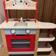 木製キッチン（おままごと）の画像