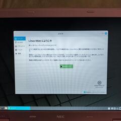 Zorin OS  17 と Linux  mint 22  の　ダブルOS  NEC ノートパソコン  ACアダプター付属 　バッテリー不良 の画像