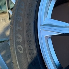 トラフィックスターzxホイールタイヤ4本セットの画像