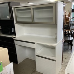 ☆値下げ☆O2412-362 キッチンボード 上下分割 下部左右分割 キズ汚れ天井粘着テープ跡有り