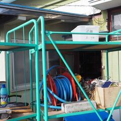 移動棚、3段、簡単取り外し可能、192x73x110，3台あります、の画像