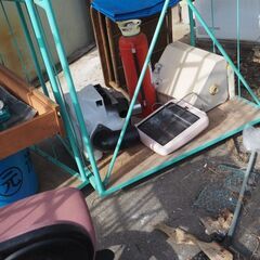 移動棚、3段、簡単取り外し可能、192x73x110，3台あります、の画像