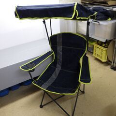 屋根付き　折りたたみチェア　袋付き　アウトドアや庭先に♪