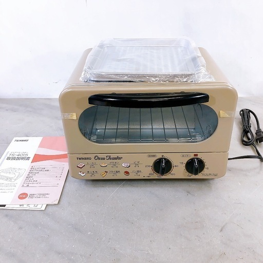 【売約済】未使用品　ツインバード オーブントースター ts-4015 2004年製