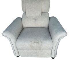 【ニトリ】電動リクライニングチェア 一人用ソファ シミあり 中古品