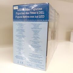 新品 クリスマス ボックスフィギュア 3個セット LEDライト サンタクロース スノーマン トナカイ 札幌市北区屯田店の画像