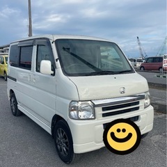 H16ホンダバモス　ホワイトパール