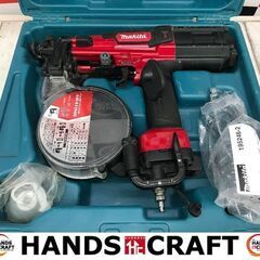 ✨🤩値下げ中🤩✨マキタ　中古　AR411HR　高圧エアビス打ち機　ケース/保護メガネ付き✨うるま市田場✨