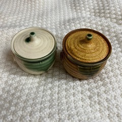 薬味入れ　食器　小物入れ　蓋付き食器の画像