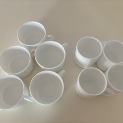 フランス製アルコパルカップ9個