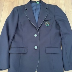 【受け渡し完了】新琴似中学校　男子制服　ブレザー　ズボン2本　ベスト　ネクタイ　5点セットの画像