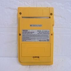 動作OK 任天堂 ゲームボーイポケット イエロー MGB-001 黄色 Nintendo ニンテンドー 札幌市 白石店の画像