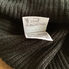 【美品】UNIQLO ユニクロ　KIDS 帽子　ヒートテック　黒　の画像