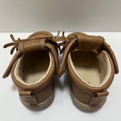 14cm 子供 女の子 靴 ブラウンの画像