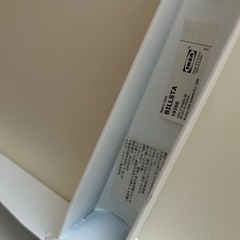 IKEA 角型テーブルと椅子　BILLSTAビルスタ ホワイト ハイテーブル　ハイチェア　直接取引限定　の画像