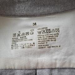 無印良品　フランネルシャツ　M　グレーの画像