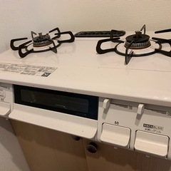 パロマ ガステーブル PA-S46H-L 都市ガス(13A)用 左強火力 水なし片面焼き　2ヶ月弱使用