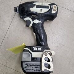 J6314　値下しました！　HITACHI　ヒタチ　充電式インパ...