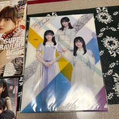 日向坂、乃木坂の雑誌とクリアファイルセット差し上げます！の画像