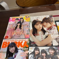 日向坂、乃木坂の雑誌とクリアファイルセット差し上げます！の画像