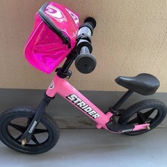 中古　ストライダー　ピンク　
