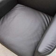 1人掛け ソファ こげ茶 ニトリ Nシールド ピクシー2KD DBR 合皮 チェア 椅子 1P １シーター 札幌 西野店の画像