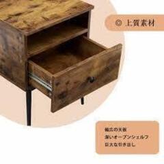 『値下げしました☆』【新品・未組立】VECELO サイドテーブルの画像