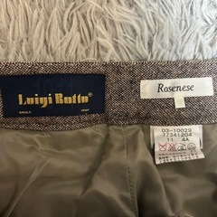 新品！Rosenese ピンクがかった茶色　ウールパンツ　11の画像