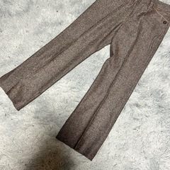 新品！Rosenese ピンクがかった茶色　ウールパンツ　11