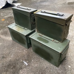 【米軍放出品】アーモ缶EMPTY缶　弾薬 入れお取引き中