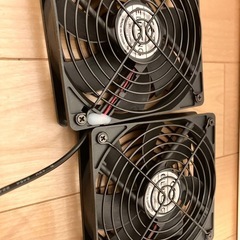 ELUTENG USB冷却静音ファン 12cm ２連タイプの画像