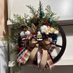 ハンドメイド クリスマス リース