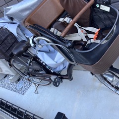 【取引中】チャイルドシート付き自転車
